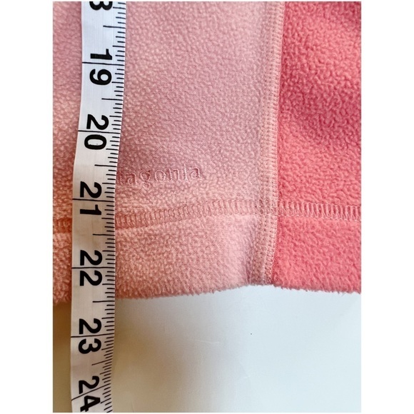 Patagonia Synchilla Fleece Quarter Zip Pullover Pink Size Small - Picture 12 of 12